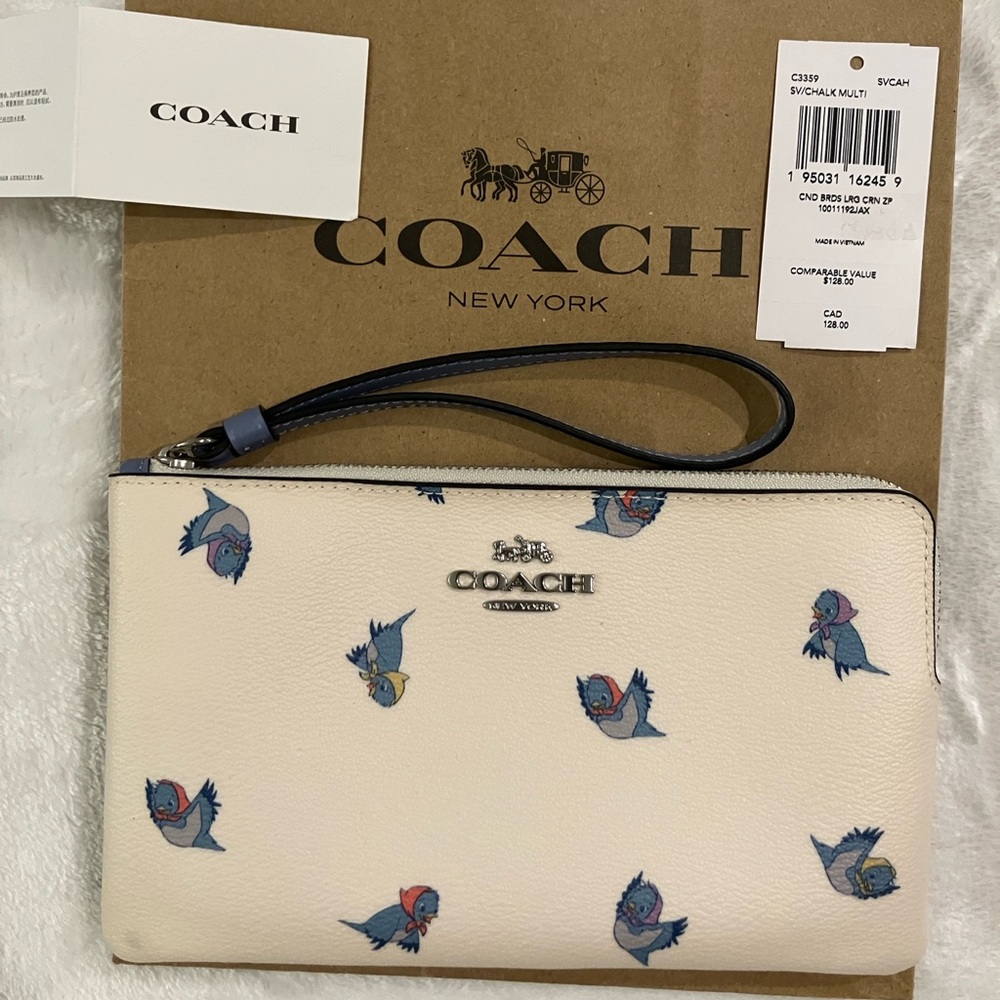 Coach Cinderella wristlet BNWT